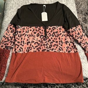Cheetah Print Long Sleeve